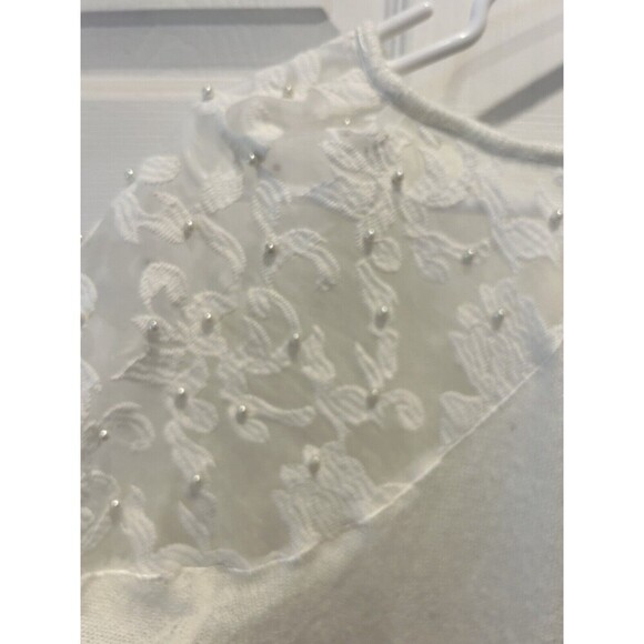 LC Lauren Conrad Runway Collection Lace Open Back Sweater  XL  Holiday‎ Party - Picture 7 of 11